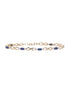 Armband aus 375 Gelbgold mit Diamant mit Saphir