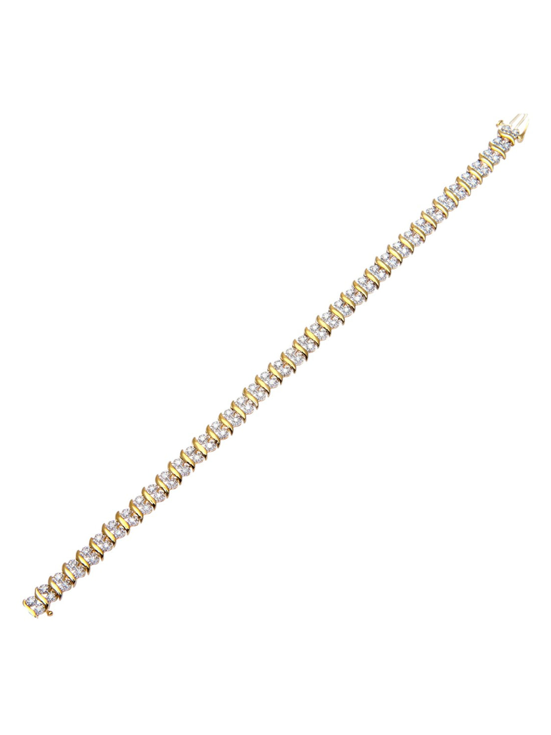 Armband aus 375 Gelbgold mit Diamant